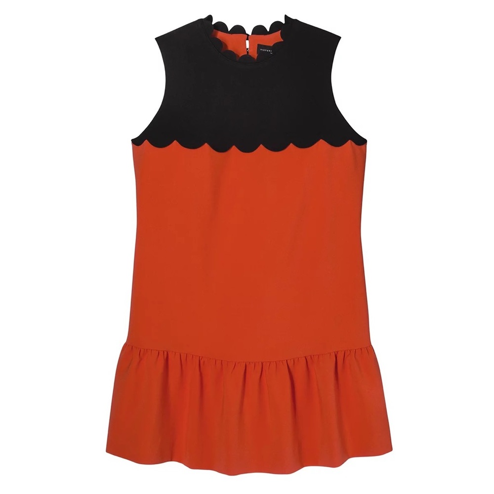 Victoria Beckham for Target Orange and Black Dress